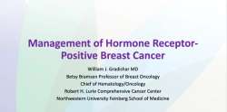 Educated Patient® Breast Cancer Summit at MBCC Management of Hormone Receptor-Positive Breast Cancer Presentation: March 4, 2023